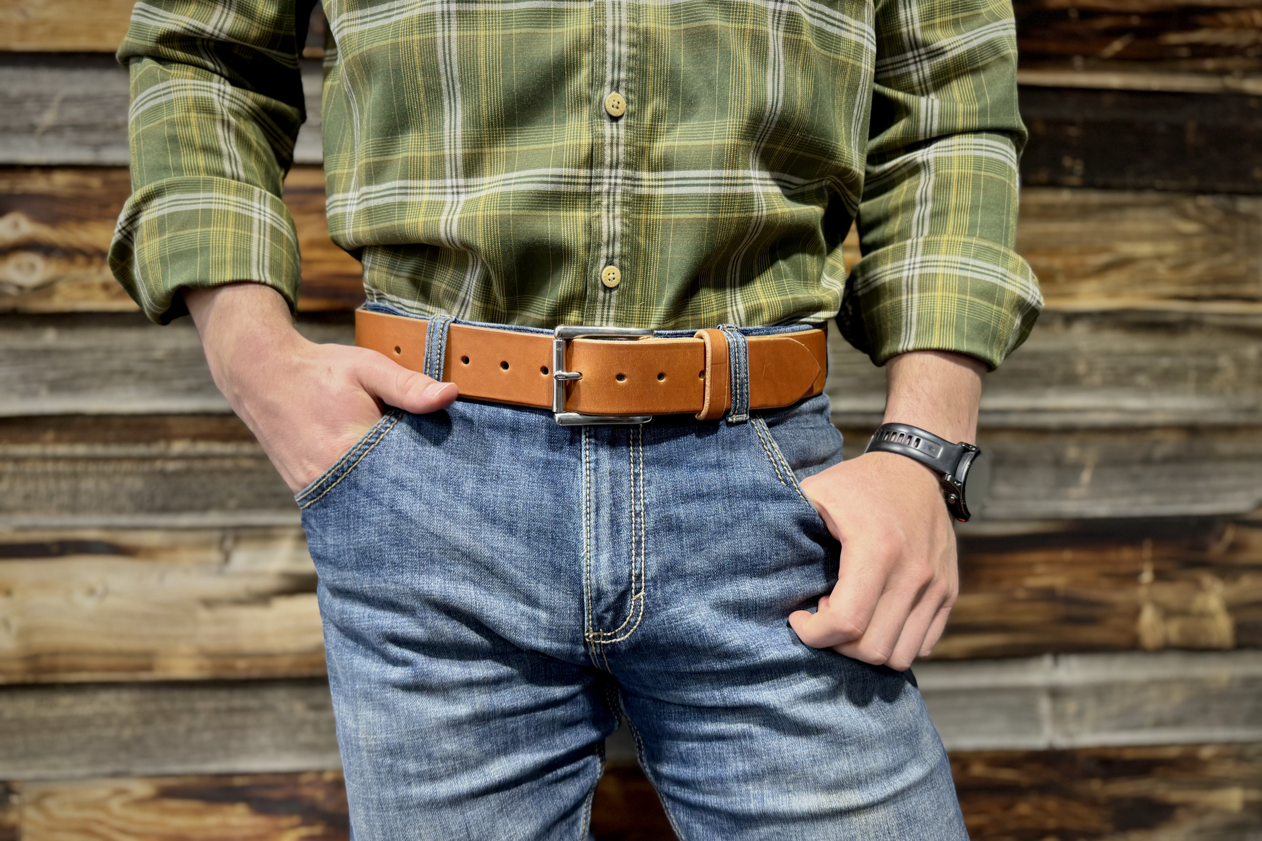The Man Belt - Saddle Tan