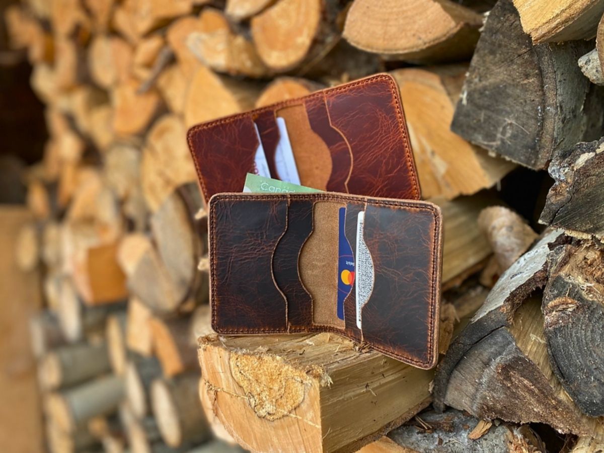 Hand Stitched Leather Wallet