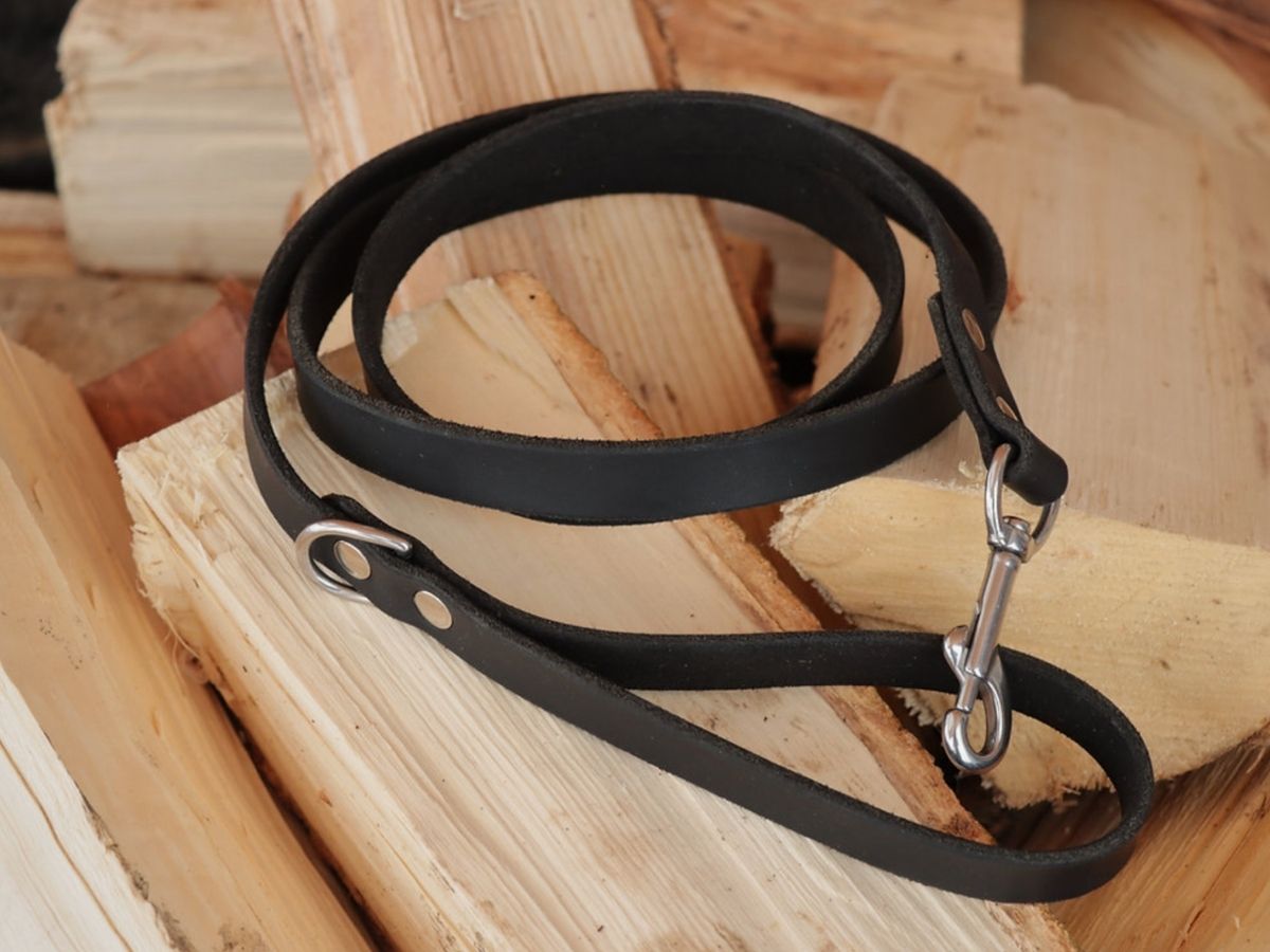 Full Grain Leather Dog Leash