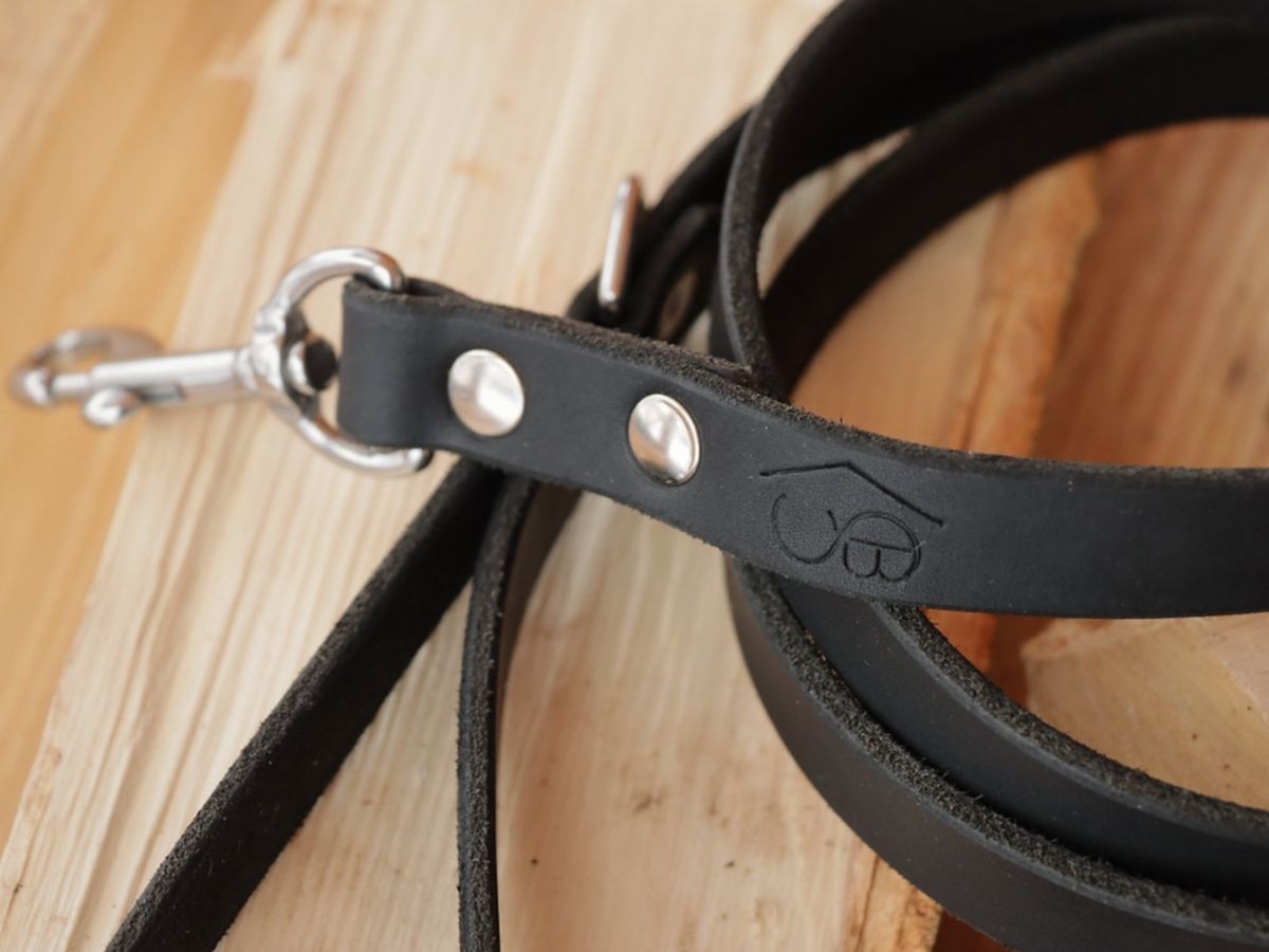Full Grain Leather Dog Leash