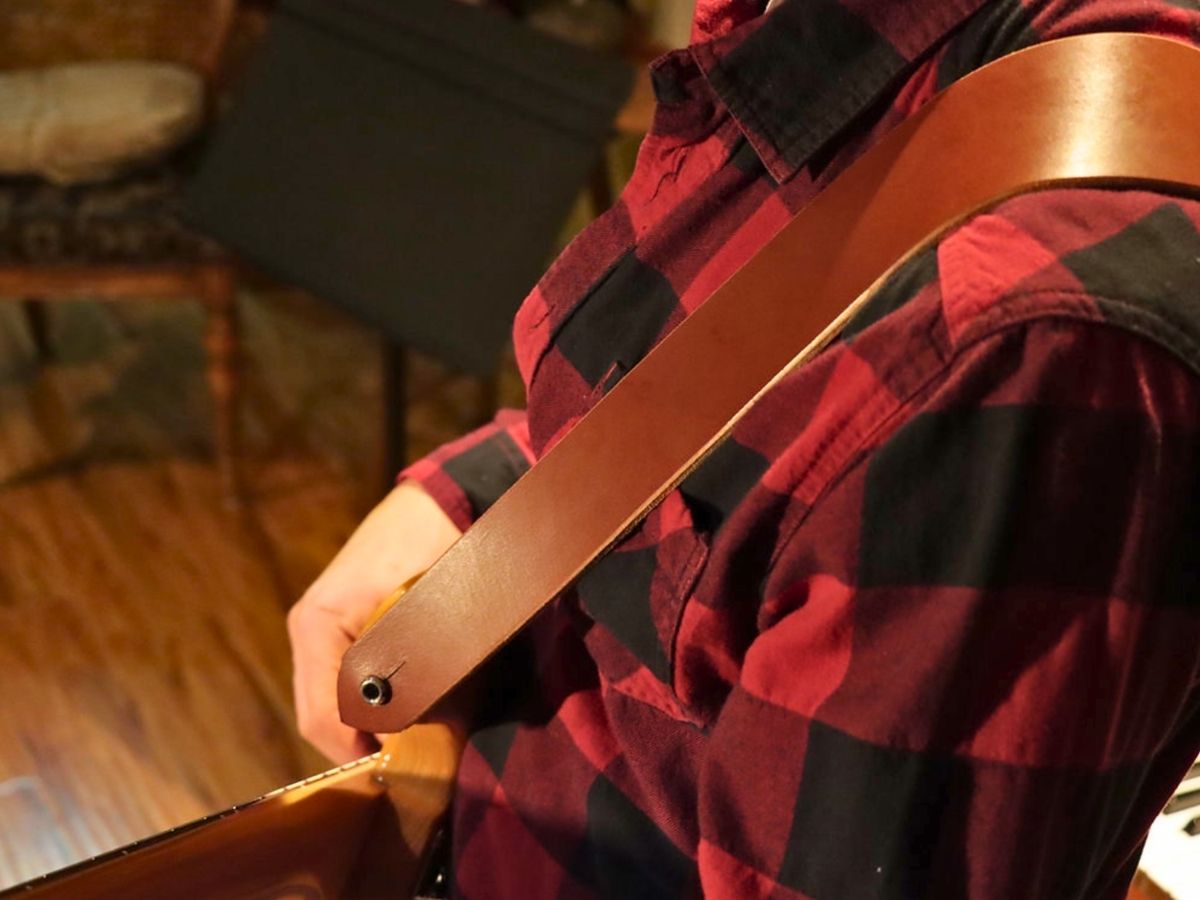 Full Grain Leather Guitar Strap