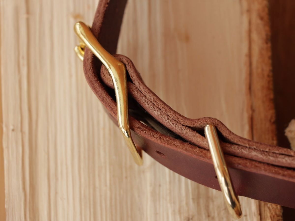 Solid Full Grain Leather Dog Collar