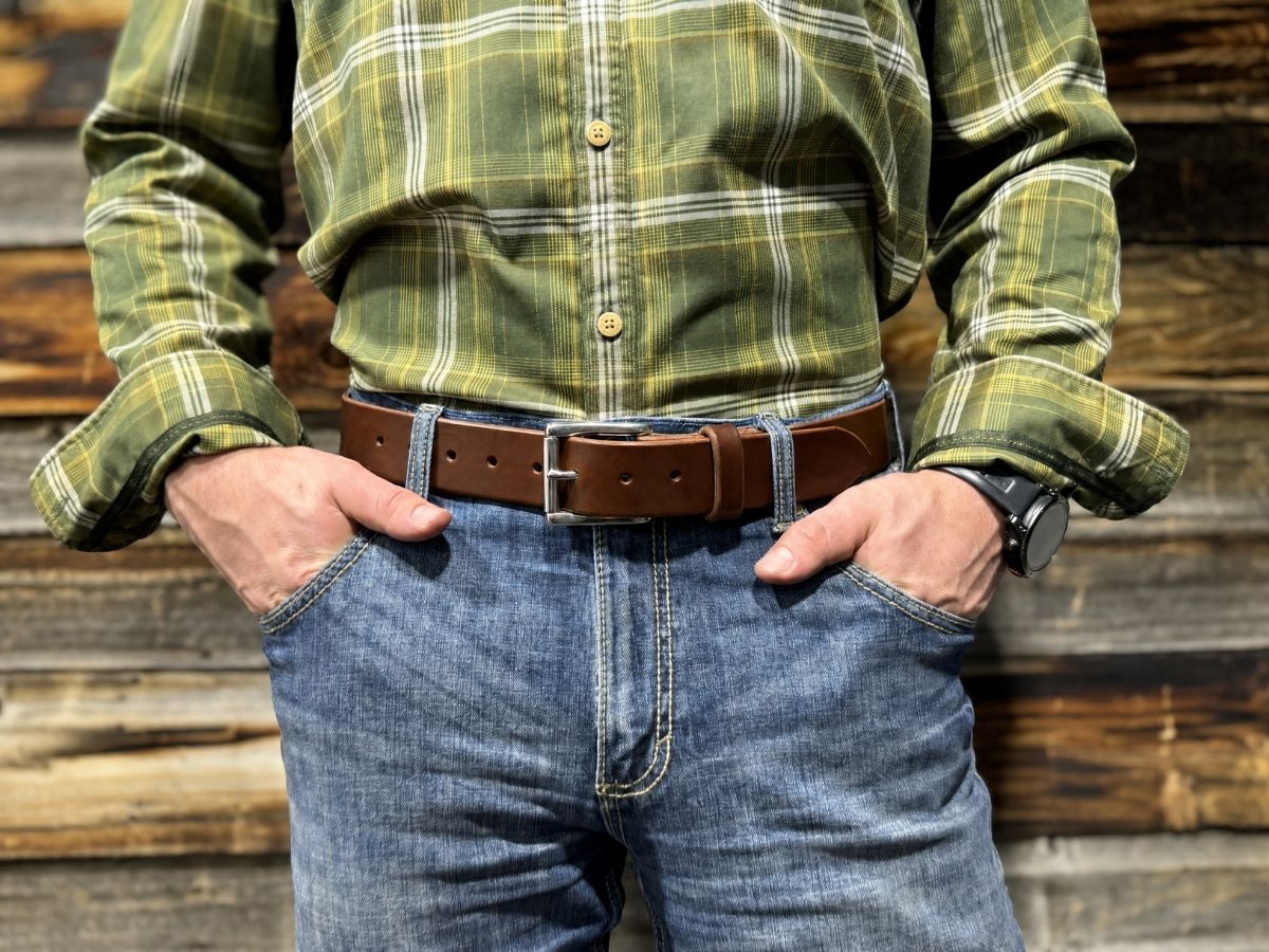 The Heritage Belt 1.5" - Rich Brown