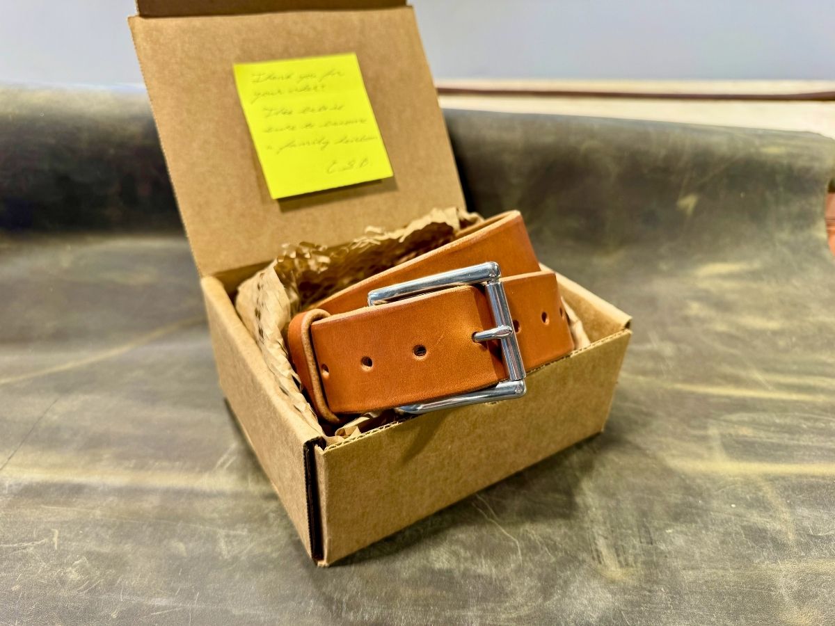 The Man Belt 1.75" - Saddle Tan
