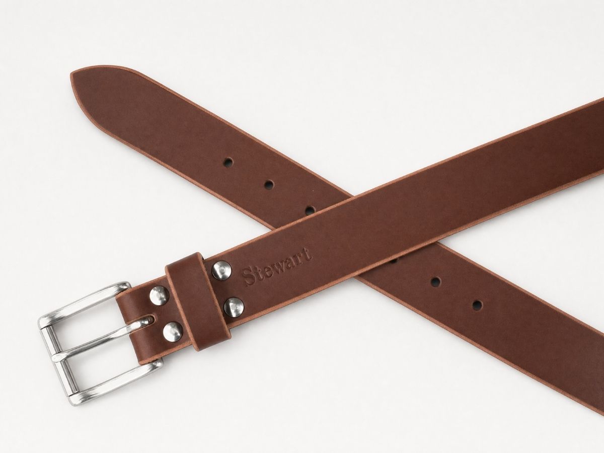 The Heritage Belt 1.5" - Rich Brown