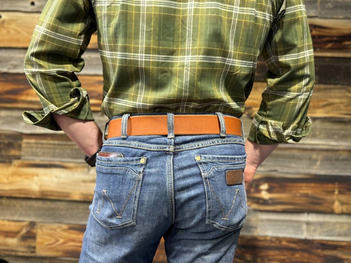The Man Belt 1.75" - Saddle Tan