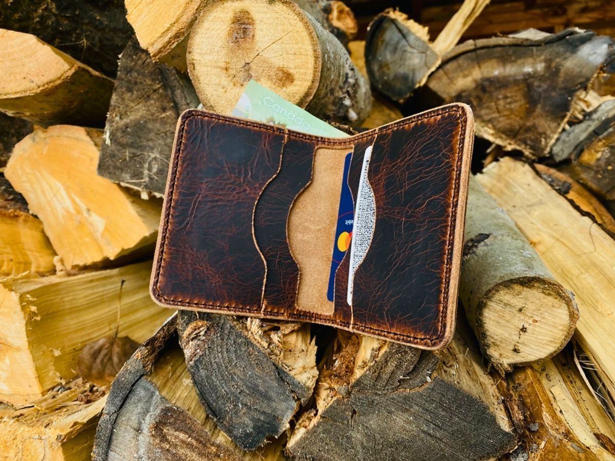Hand Stitched Leather Wallet