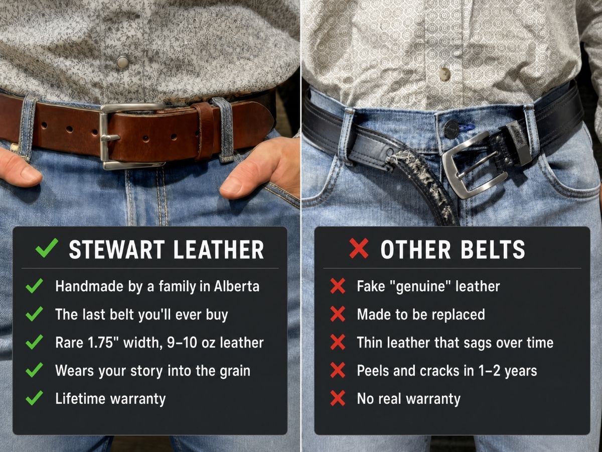 The Man Belt 1.75" - Rich Brown