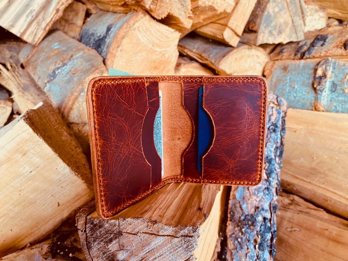 Hand Stitched Leather Wallet