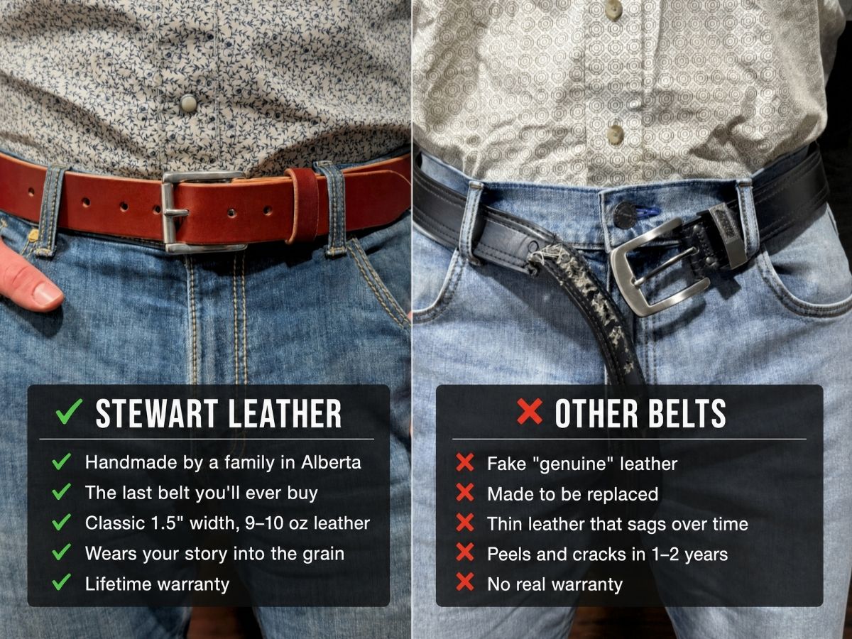 The Heritage Belt 1.5" - Chestnut