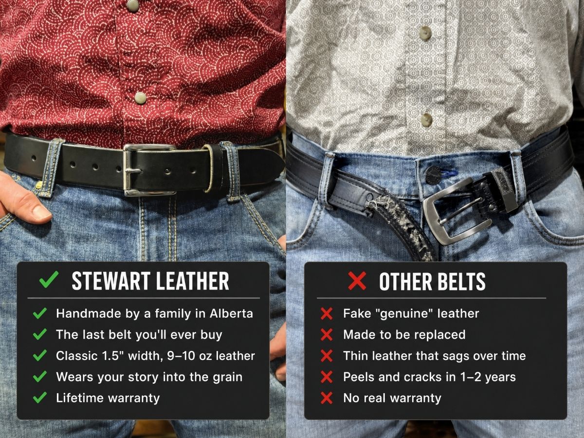The Heritage Belt 1.5"- Black