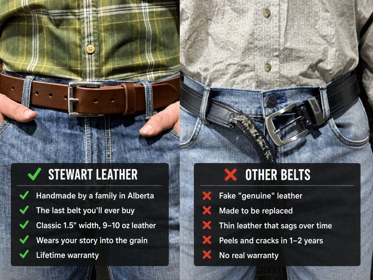 The Heritage Belt 1.5" - Rich Brown