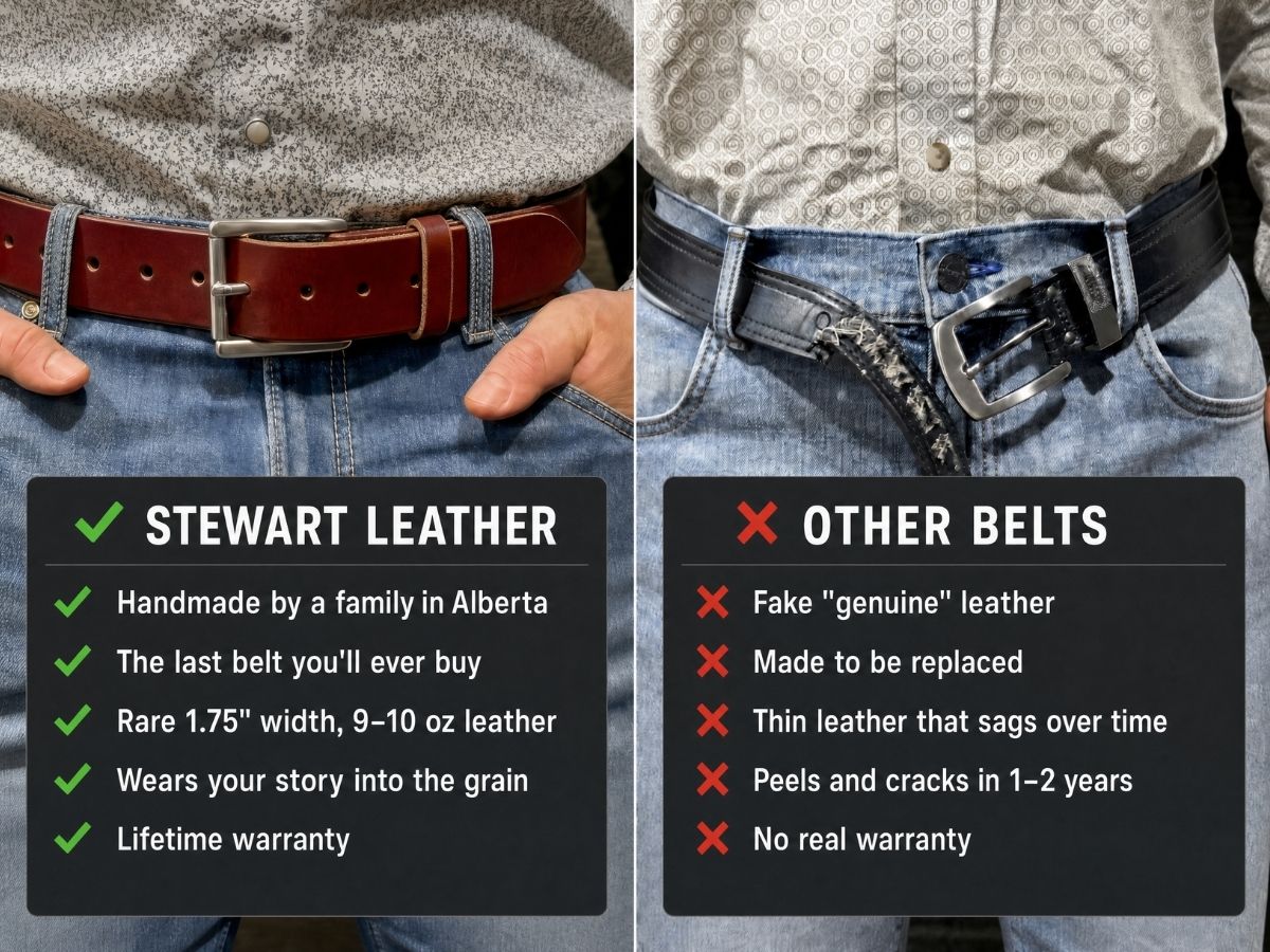 The Man Belt 1.75" - Chestnut