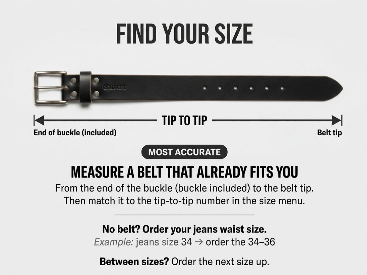 The Man Belt 1.75" - Chestnut