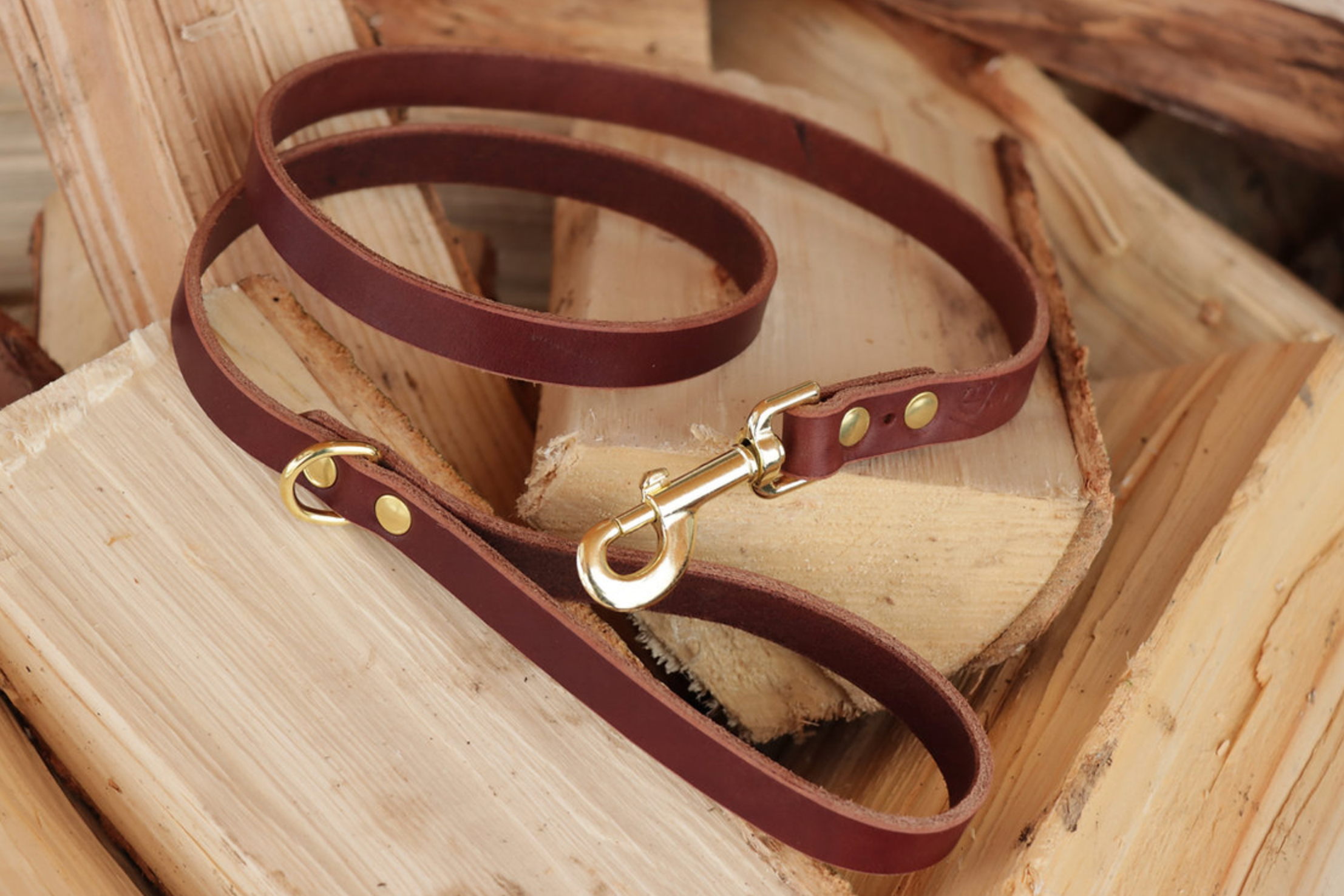 Full Grain Leather Dog Leash