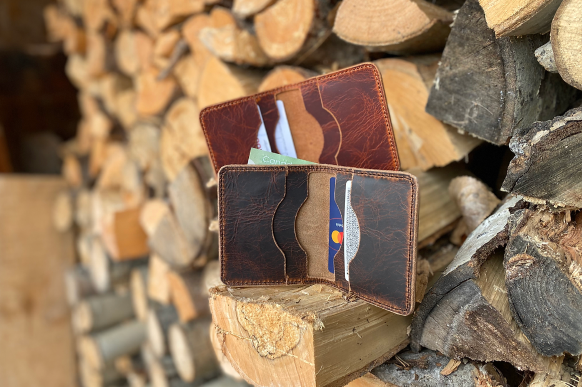 Hand Stitched Leather Wallet