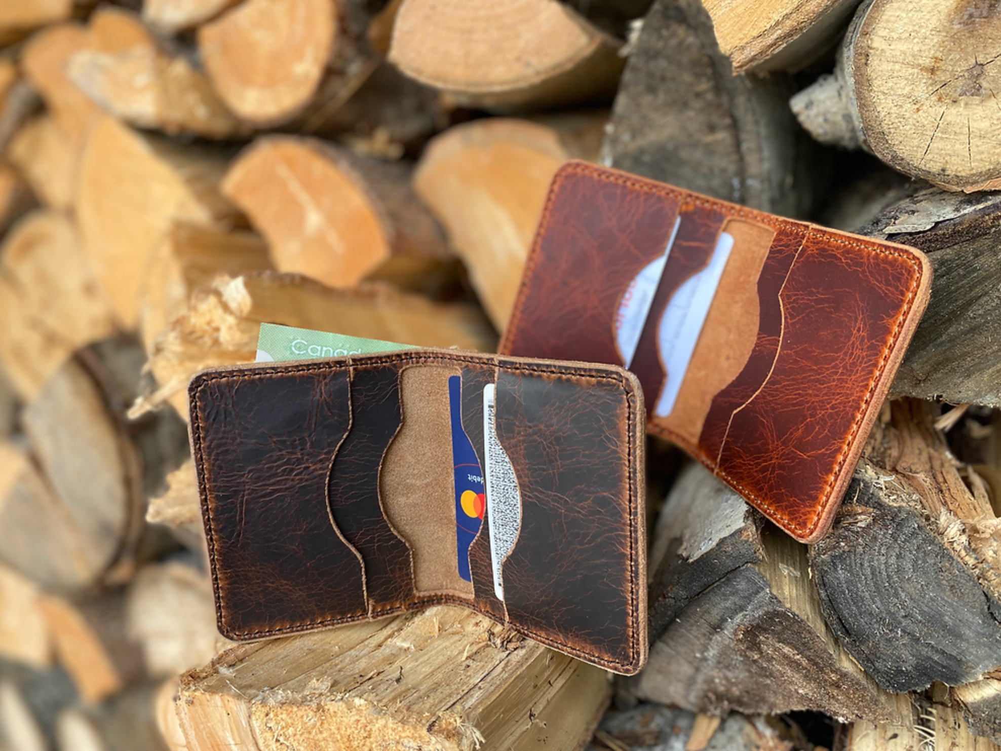 Hand Stitched Leather Wallet