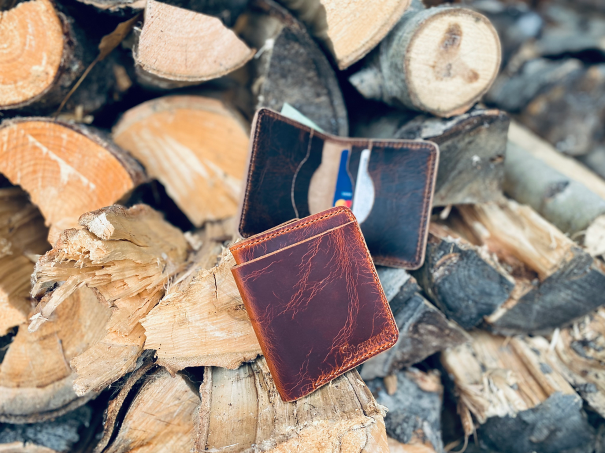 Hand Stitched Leather Wallet