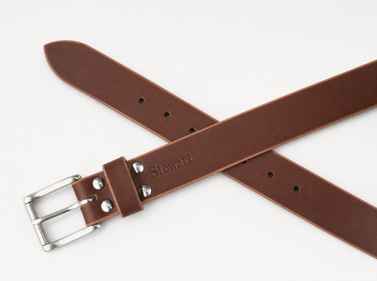 The Heritage Belt 1.5" - Rich Brown