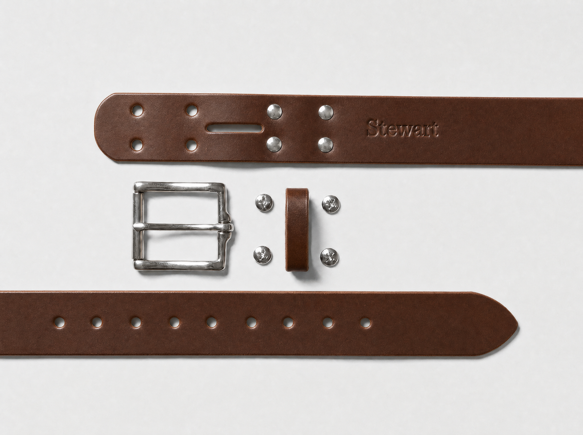 The Heritage Belt 1.5" - Rich Brown